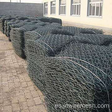 Malla gabion recubierta de PVC